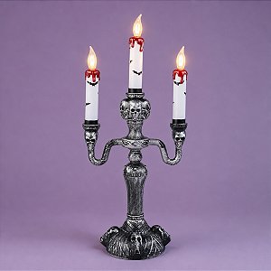 Candelabro Noite Do Terror - Festa Halloween - 1 Unidade