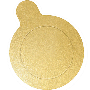 Base para Doce - Ouro - 10cm - 20 unidades - UltraFest