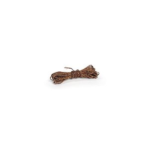 Fio Decorativo Torcido 5 mts Ouro e Marrom Cromus Rizzo Confeitaria