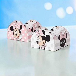 Porta Forminha - Minnie Rosa - Disney Original  - 100 unidades - Regina - Rizzo