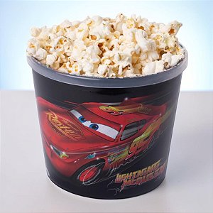 Kit 10 Baldes de Pipoca - Carros - 2,1L - Disney Original - 1 unidade - Plasútil - Rizzo