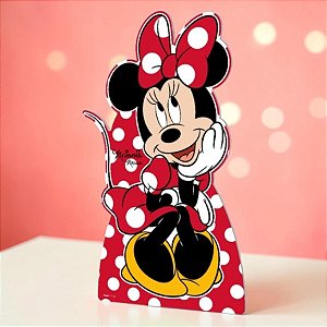 Decoração de Chão - Minnie Mouse Red - 65cm - Disney Original - 1 unidade - Regina - Rizzo
