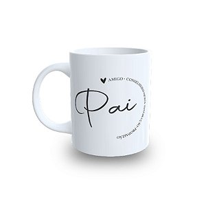 Caneca de Porcelana Personalize - Pai Conselheiro - 325ml  - 1 unidade - Rizzo