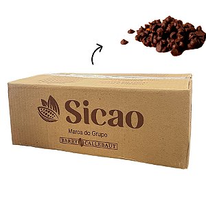 Chocolate Nobre Chips Ao Leite - 10kg - Embalagem Econômica - 1 unidade - Sicao - Rizzo