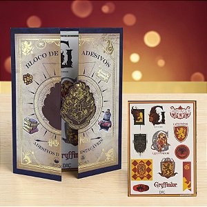 Caderno de Adesivos - Harry Potter - 200 Itens - 1 unidade - DAC Art - Rizzo
