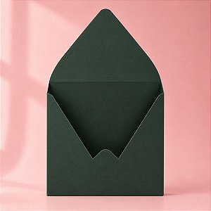 Caixa Envelope para Presente - Verde Fosco - 31x21,5x10cm - 1 unidade - Rizzo