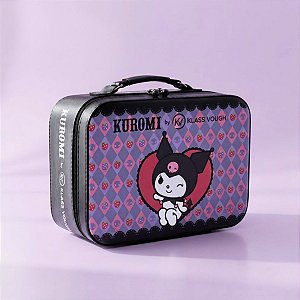 Bolsa Para Maquiagem Com Espelho  Kuromi - Hello Kitty - 25x18,5x11,5cm - 1 unidade - Rizzo
