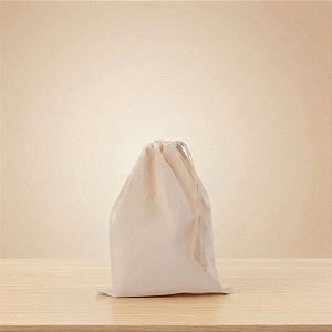 Saco de Algodão Cru - 15x22cm - 50 unidades - Rizzo