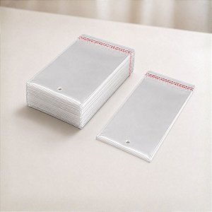 Saco Adesivado com Furo - 5x7cm - 100 unidades - Rizzo