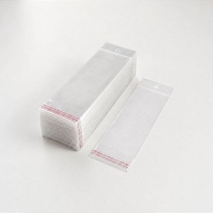 Saco Adesivado com Furo - 4x7cm - 100 unidades - Rizzo