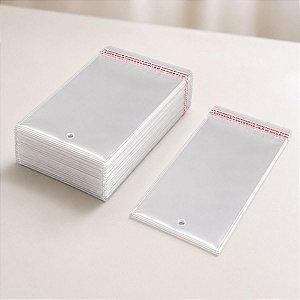 Saco Adesivado com Furo - 20x30cm - 100 unidades - Rizzo