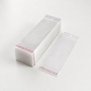 Saco Adesivado com Furo - 9x17cm - 100 unidades - Rizzo