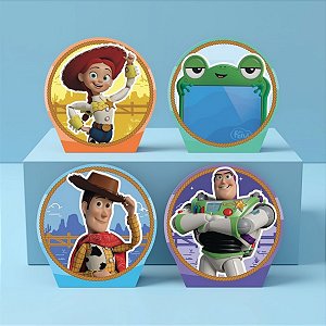 Decoraçao de Mesa em EVA - Toy Story 5 - 4 unidades - Disney Original - Rizzo