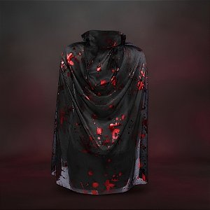 Capa Preta com Sangue - Halloween - 45x80cm - 1 unidade - Cromus - Rizzo