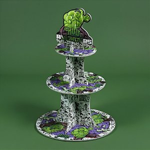 Suporte Para Doces - Hulk Core - 44,5x29cm - 1 unidade - Disney Original - Rizzo