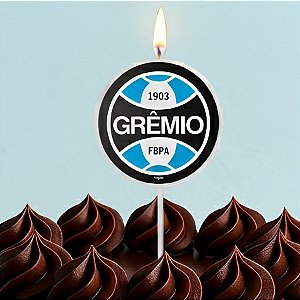 Vela Plana Adesivada Pick - Grêmio - 7x13cm - 1 unidade - Regina - Rizzo