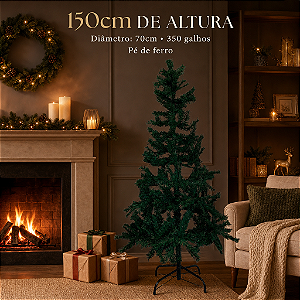 Árvore de Natal Alfazema - 350 Galhos - 150cm - Ref.RZO02582 - 1 unidade - Rizzo
