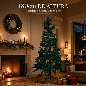 Árvore de Natal Alfazema - 640 Galhos - 180cm - Ref.RZO02583 - 1 unidade - Rizzo