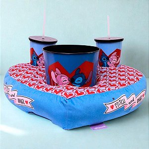 Kit Almofada Pipoca Stitch e Angel - Disney Original - 1 unidade - Zonacriativa - Rizzo