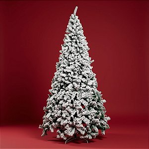 Árvore de Natal Ipanema Nevada - 1100 Galhos - 210cm - 1 unidade - Cromus - Rizzo