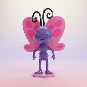 Mini Figura Colecionável - Galinha Pintadinha - Borboleta - 5,5x9x4cm - 1 unidade - Toyng - Rizzo
