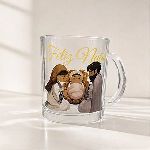 Caneca de Vidro - União de Quem Amamos - 330mL - 1 unidade - Rizzo
