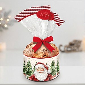 Saco Transparente para Panetone 250g - Natal Afetivo - 19x25cm - 50 unidades - Cromus - Rizzo