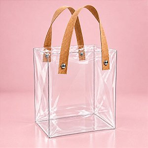 Caixa de PVC com Alça Kraft  - 22x12x26 - 12 unidades - Rizzo