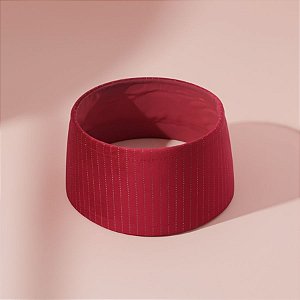 Saia Para Árvore de Natal Rígida - Vermelho - 30cm - 1 unidade - Cromus - Rizzo