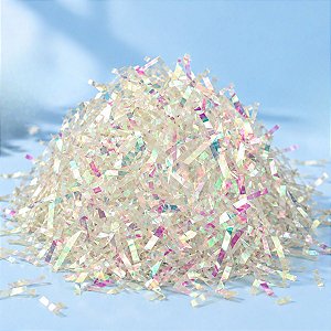Palha Decorativa de BOPP Nacarado - 50g  - 50g unidades - CampFestas - Rizzo