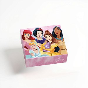 Caixa Retangular para Presente - Tampa/Fundo New - Heart Of Princess - P 17x13,5x4,5 - 1 unidade - Disney Original - Riz