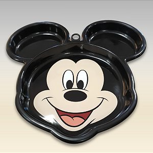 Prato Lúdico Mickey - 22x21x2cm - 1 unidade - Disney Original - Rizzo
