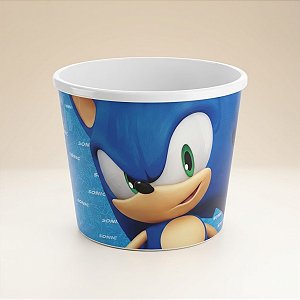 Balde de Pipoca - Sonic e Amigos - 2,1L - 1 unidade - Plasútil - Rizzo