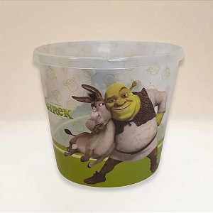 Balde de Pipoca - Shrek e Burro - 2,1L - 1 unidade - Plasútil - Rizzo