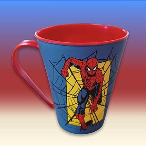 Caneca de Plástico Homem Aranha Brand New Day - 360ml - 1 unidade - Disney Original - Rizzo