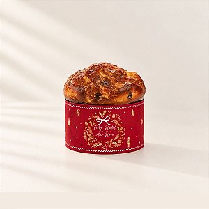 Cinta para Panetone 100g - Essência - Vermelho - 25x6cm - 10 unidades - Cromus - Rizzo