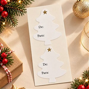 Adesivo Decorativo de Natal - Árvore de Natal - Ref.2474 - 4,5cm - 30 unidades - Stickr - Rizzo