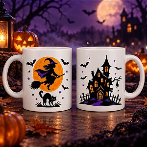 Caneca Bruxinha - Halloween - 325ml - 1 unidade - Rizzo