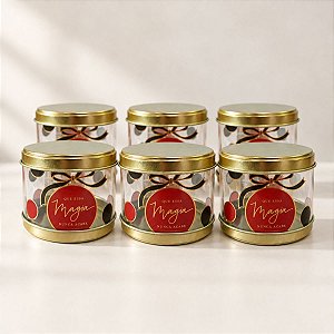 Lata Clean de Natal - Memórias - 10x7cm - 6 unidades - Cromus - Rizzo