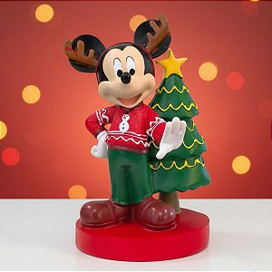 Enfeite de Natal - Mickey Mouse Pinheiro - 15,5x10cm - Disney Original - 1 unidade - Cromus - Rizzo