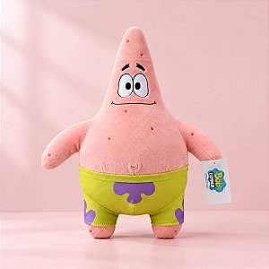 Pelúcia Patrick Estrela - Bob Esponja - 32x30cm - 1 unidade - Rizzo