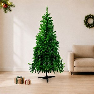 Árvore de Natal Portobelo Verde 2,10m - 01 unidade - Cromus Natal - Rizzo