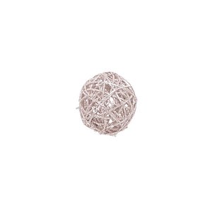 Bola Rattan Nude 7,5cm - 1 Unidade - Cromus - Rizzo