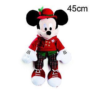 Pelúcia Cabeça Mickey c/ Gorro de Natal - 15 cm - Natal Disney - Rizzo -  Rizzo Embalagens