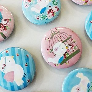 Bottom para Lembrancinha Festa Jardim Encantado - 12 unidades - Rizzo Embalagens