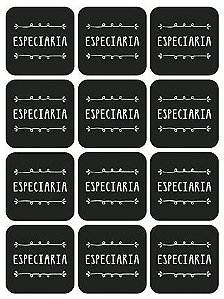 Etiqueta Adesiva Lousa Especiaria - LitoArte - 12 unidades - Rizzo Embalagens
