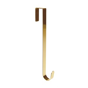 Gancho Suporte para Guirlanda Liso Ouro 38cm - 01 unidade - Cromus Natal - Rizzo Embalagens