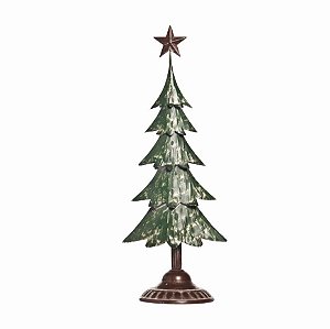 Árvore de Natal em Metal 60cm x 20cm - Natal Cromus - Rizzo e Festas