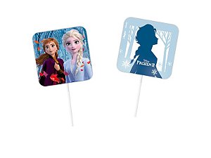 Pick Decorativo Festa Frozen 2 - 08 unidades - Regina - Rizzo Festas