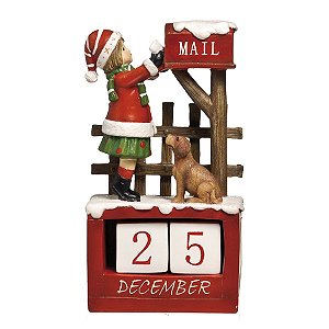 Calendário Natalino 22cm - 01 unidade - Cromus Natal by  Cecília Dale - Rizzo Embalagens